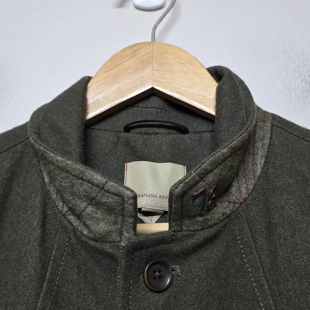 Banana Republic Heritage 78 Capsule Collection‎ Wool Blend Safari Coat XL Rare